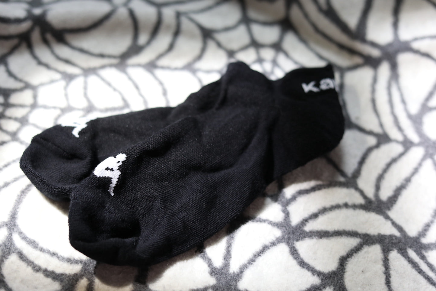Black K Logo ‘72’ Trainer Socks