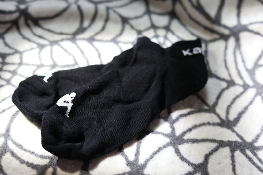 Black K Logo ‘72’ Trainer Socks