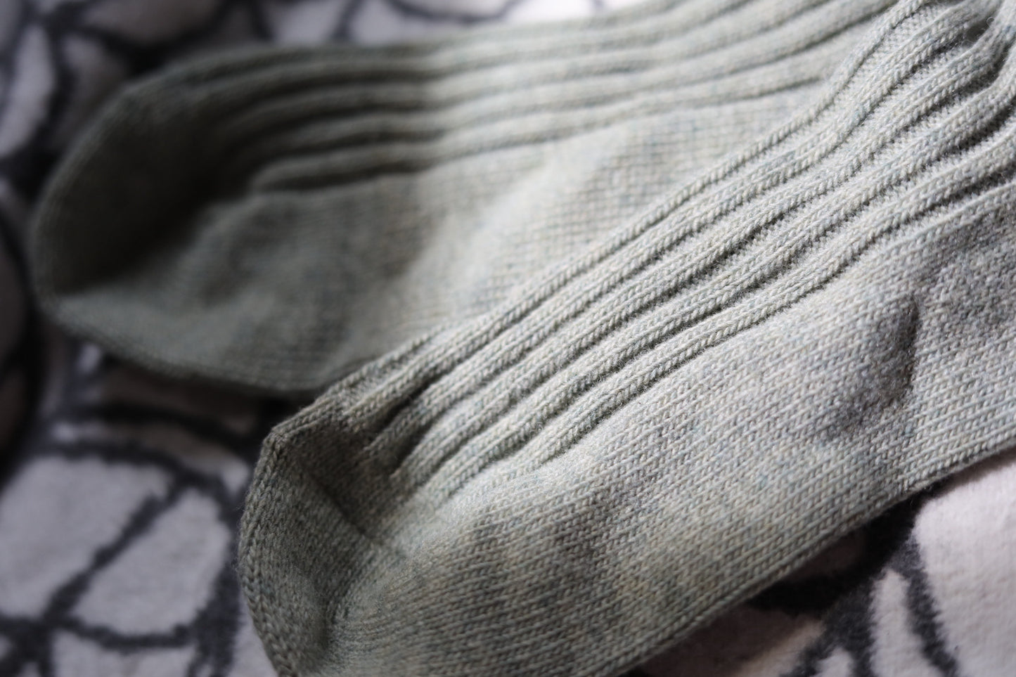 Sage Green ‘72’ Long Crew Socks