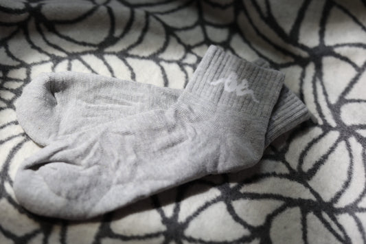 Grey Cushioned ‘72’ Quarter Socks