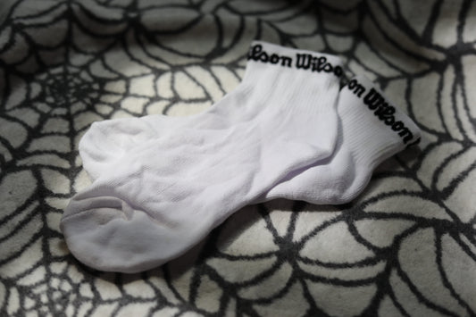 Wils White ‘72’ Quarter Socks