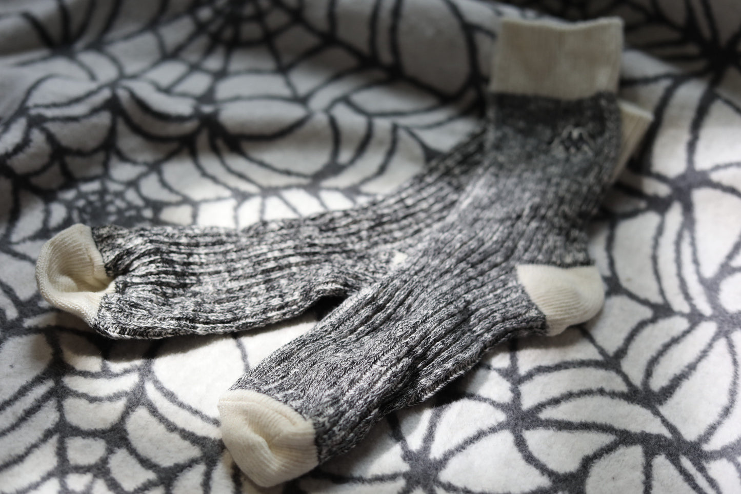 Grey K Logo ‘72’ Long Crew Socks