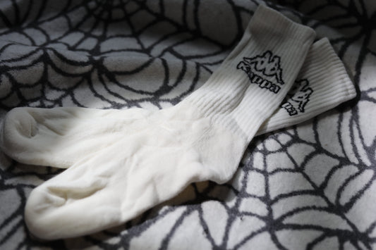 White K Logo ‘72’ Long Crew Socks