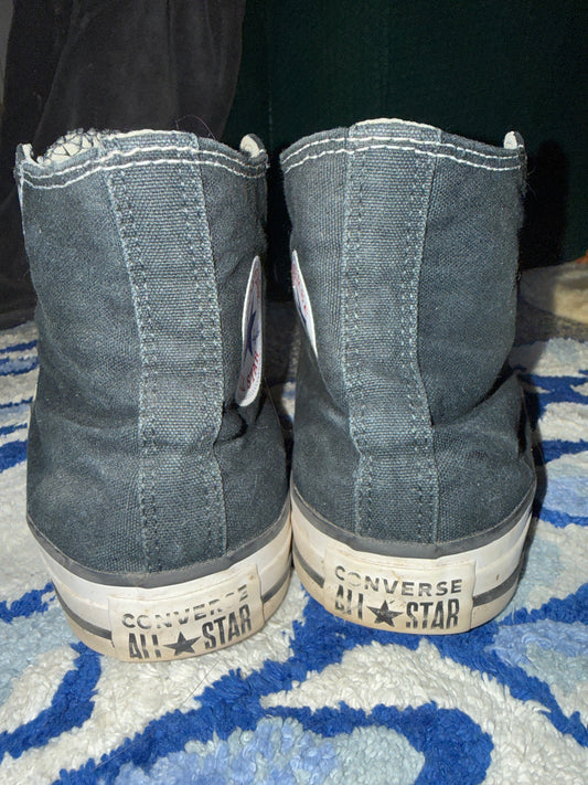 High Top Converse Black (Worn)