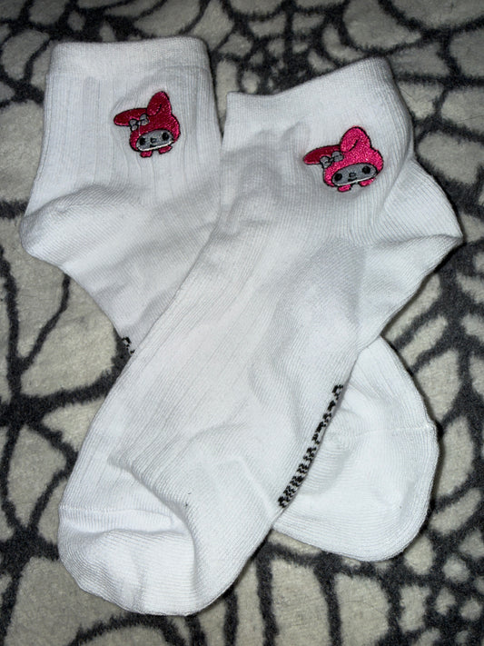 White Melody ‘72’ Quarter Socks